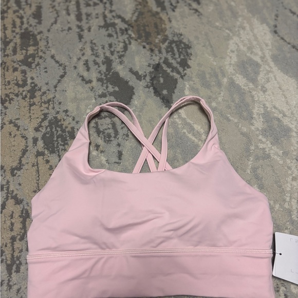 Lululemon Energy Longline Bra size 8 Light pink - Picture 3 of 6
